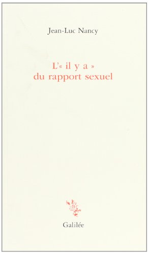 L'il Y a Du Rapport SexuelL'"il y a" du rapport sexuel
